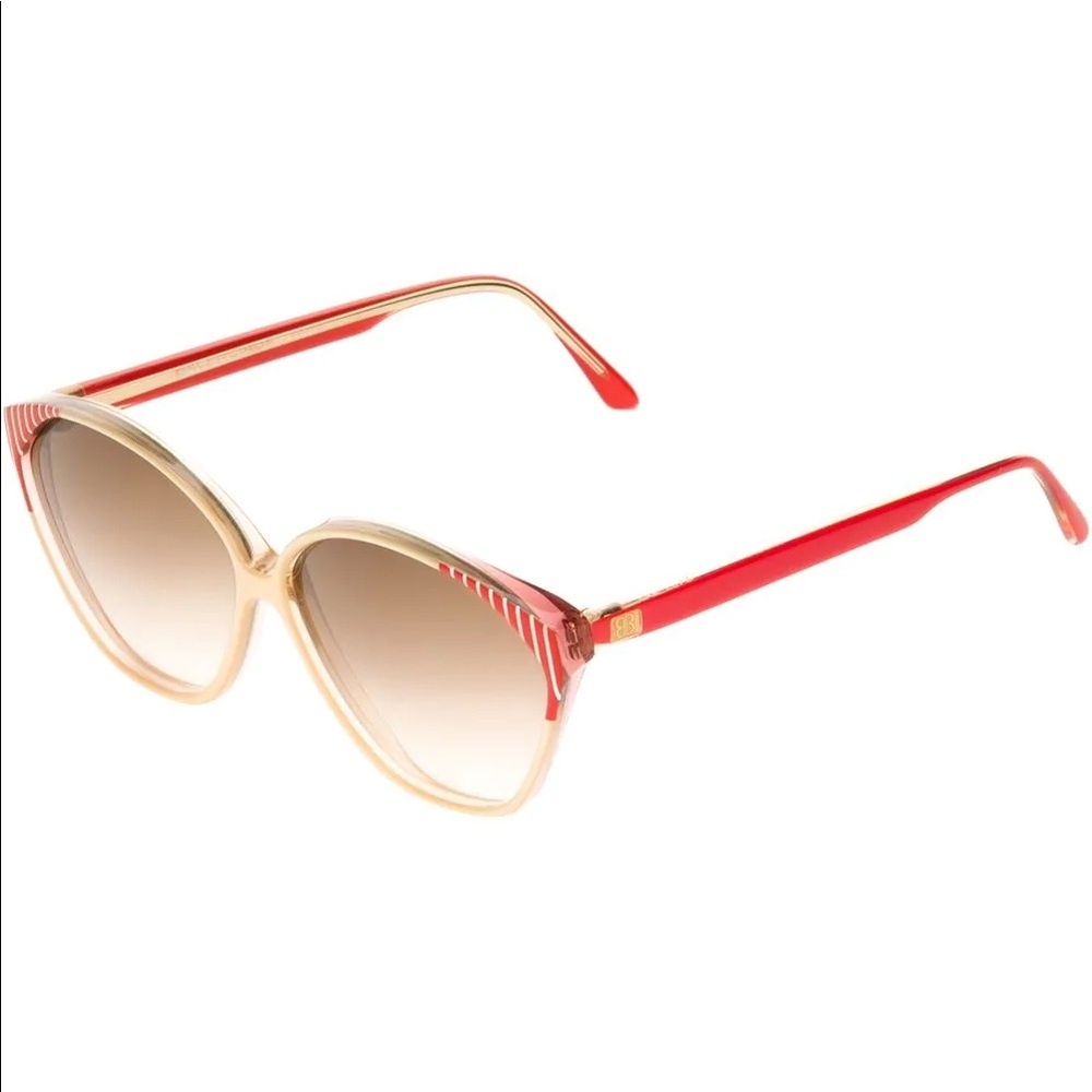 Authentic Balenciaga Bi-Colour 80’s Sunglasses